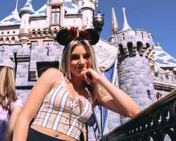 The star visited the happiest place on the Earth (Disneyland) in November 2019.